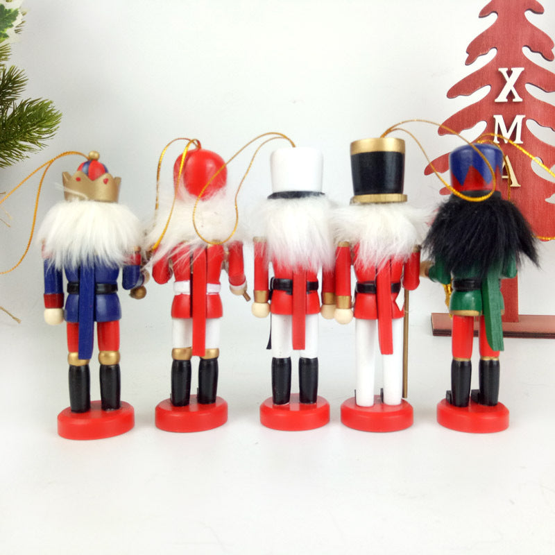 Weihnachts-Nussknacker aus Holz, 12 cm – Bild 2 | LuxeStyle