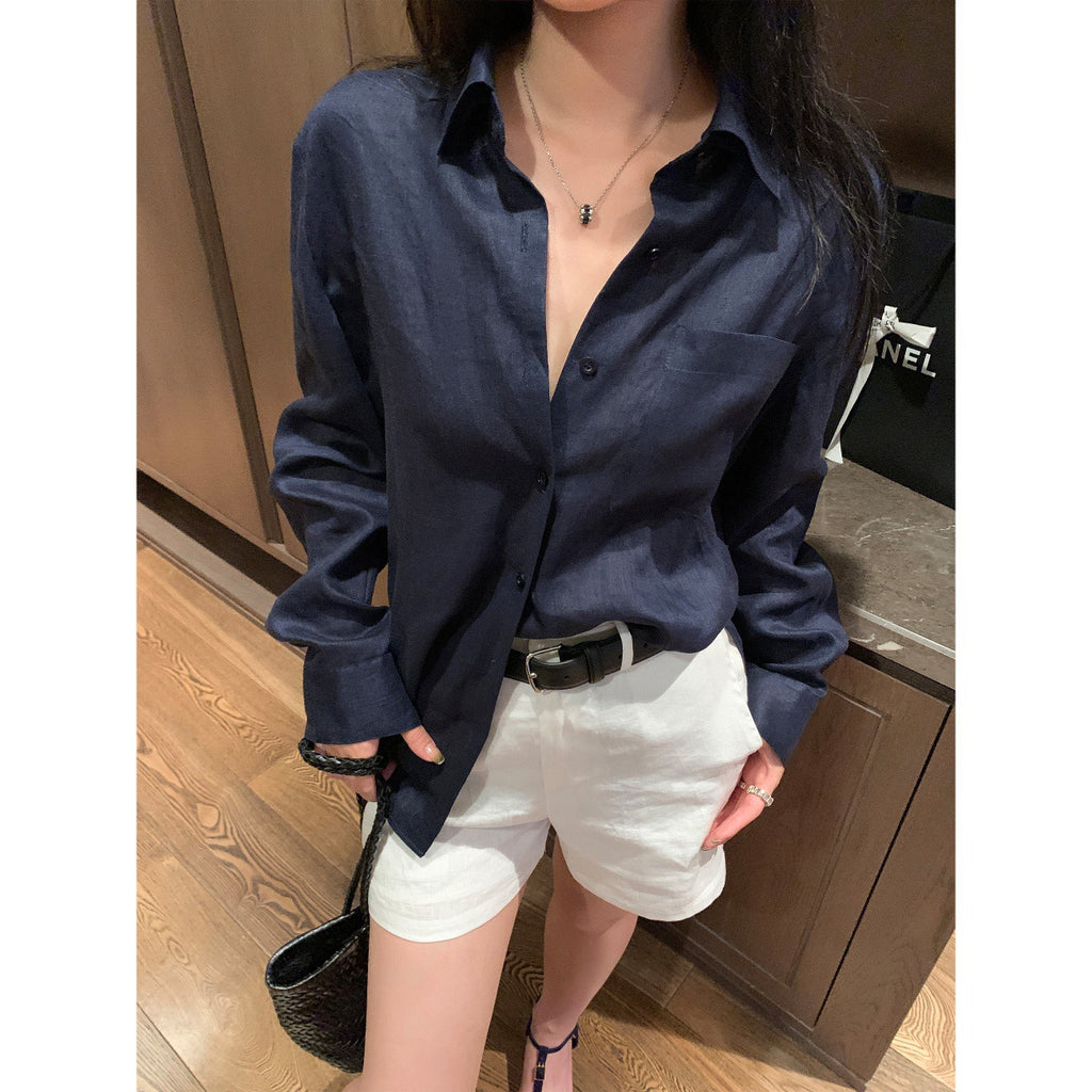 Leinenbluse für Damen