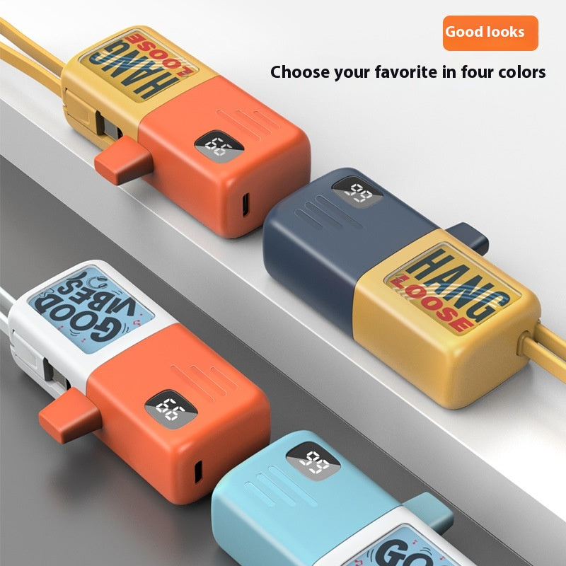 Mini Powerbank mit Digitalanzeige