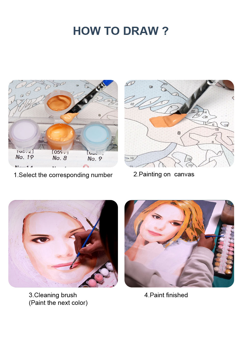 DIY Ölmalerei Herz Bild Geschenk für Paare