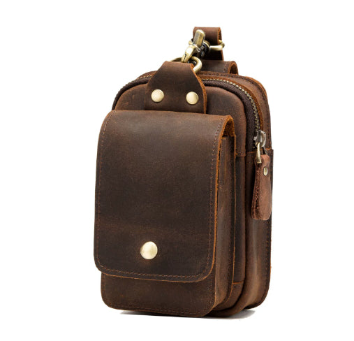 Herren Sling-Tasche Ranger Crazy-Horse-Leder