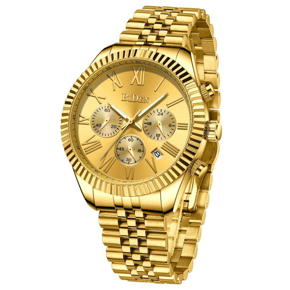 Business Armbanduhr mit Edelstahlband