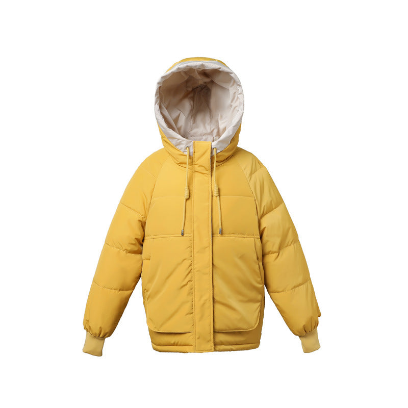 Kurze, locker geschnittene Daunenbaumwolljacke