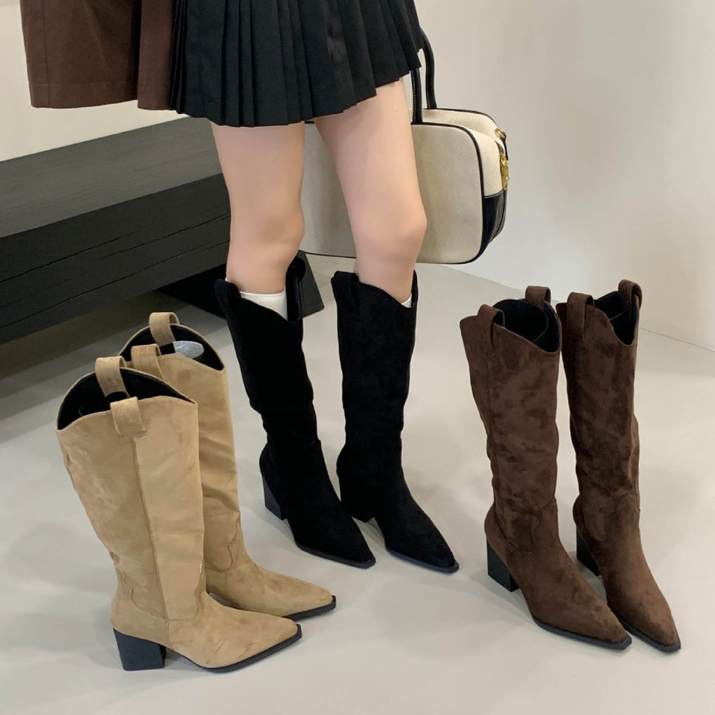 Vintage Western Cowboystiefel in Kaffee | LuxeStyle