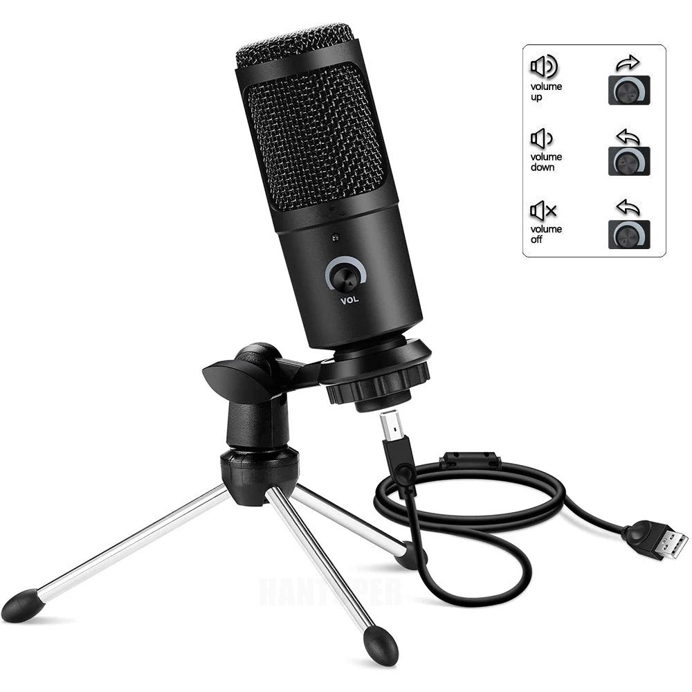 Kabelgebundenes Mikrofon für Live-Streaming