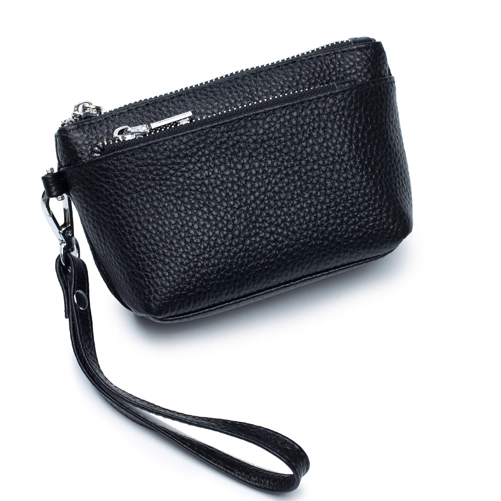 Kuhleder-Clutch mit Reissverschluss – Bild 7 | LuxeStyle
