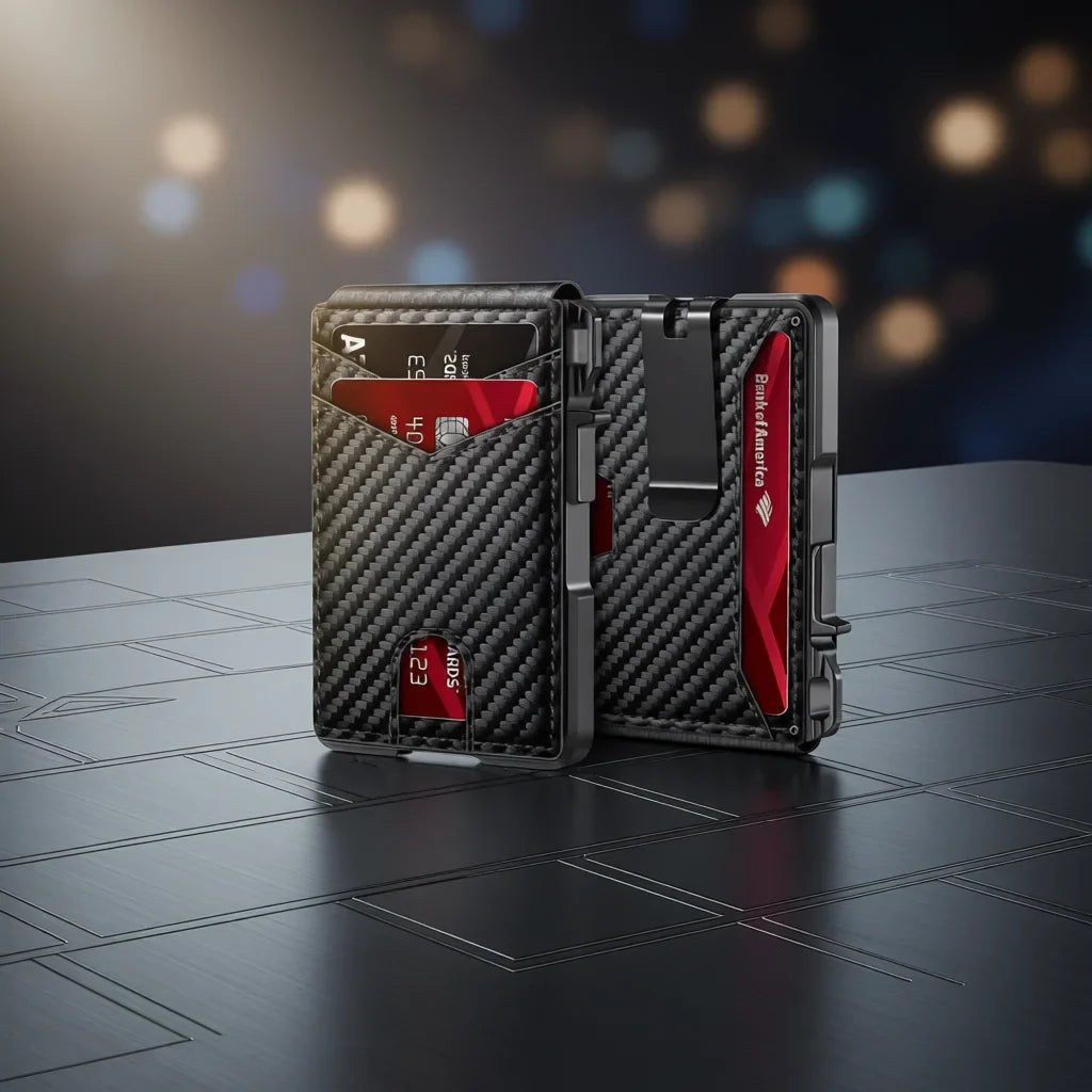Top-3-Bestseller Bundle – Slim Wallet, Herrenuhr & ANC-Kopfhörer – LuxeStyle Schweiz