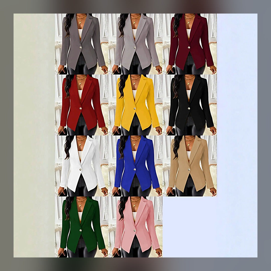 LuxeStyle-Edit · Blazer «Roma» · Tailliert mit Bindegürtel & Revers