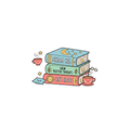 Sticker «Book Stack»