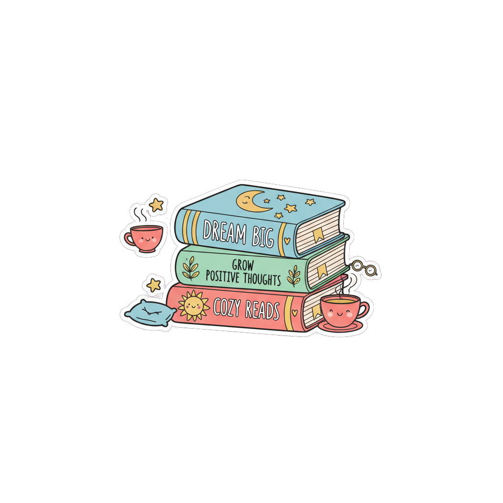 Sticker «Book Stack»