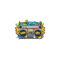 Sticker «Boombox»