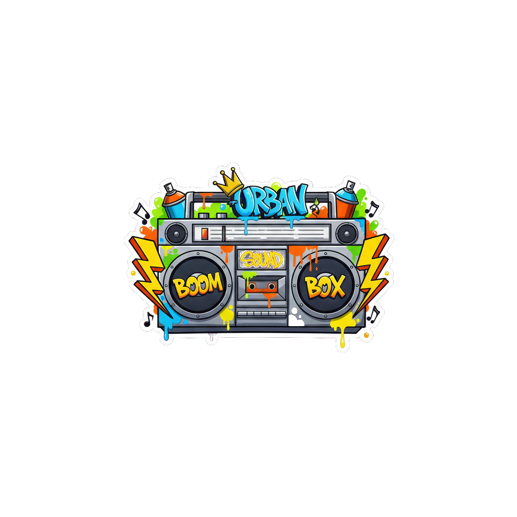 Sticker «Boombox»