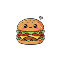 Sticker «Burger»