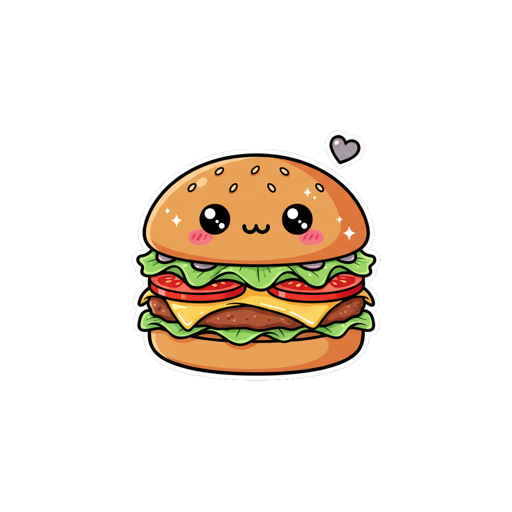 Sticker «Burger»
