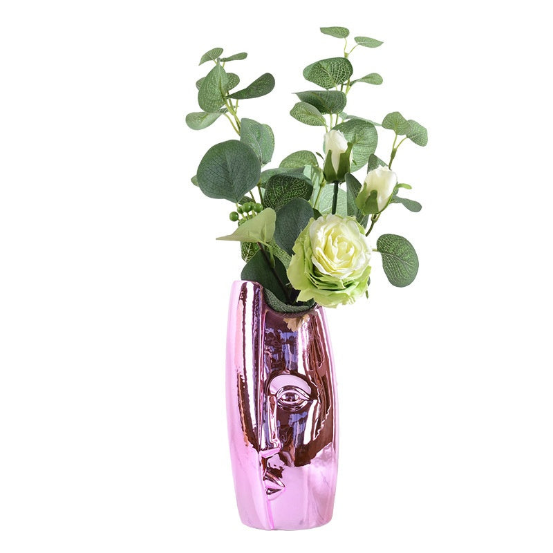 Keramikvase für Trockenblumen