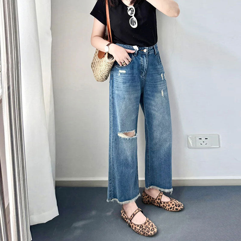 Bequeme Capri-Jeans im Casual-Look