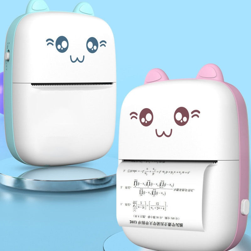 Portabler Mini-Drucker für Fotos & Notizen – Bluetooth/WiFi