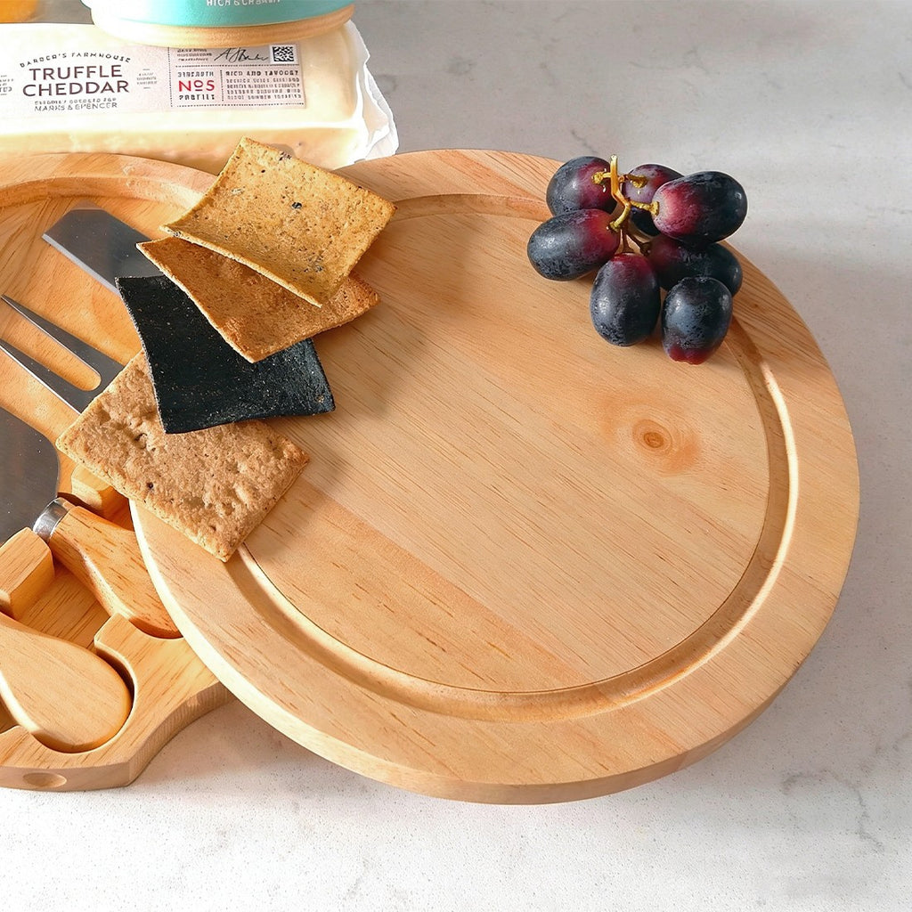 Käsemesser-Set mit Holzbox, 4-teilig – Ansicht 2