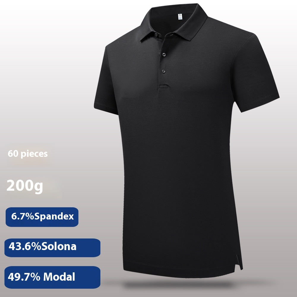 Lanjing Modal Poloshirt mit Revers – Bild 8 | LuxeStyle