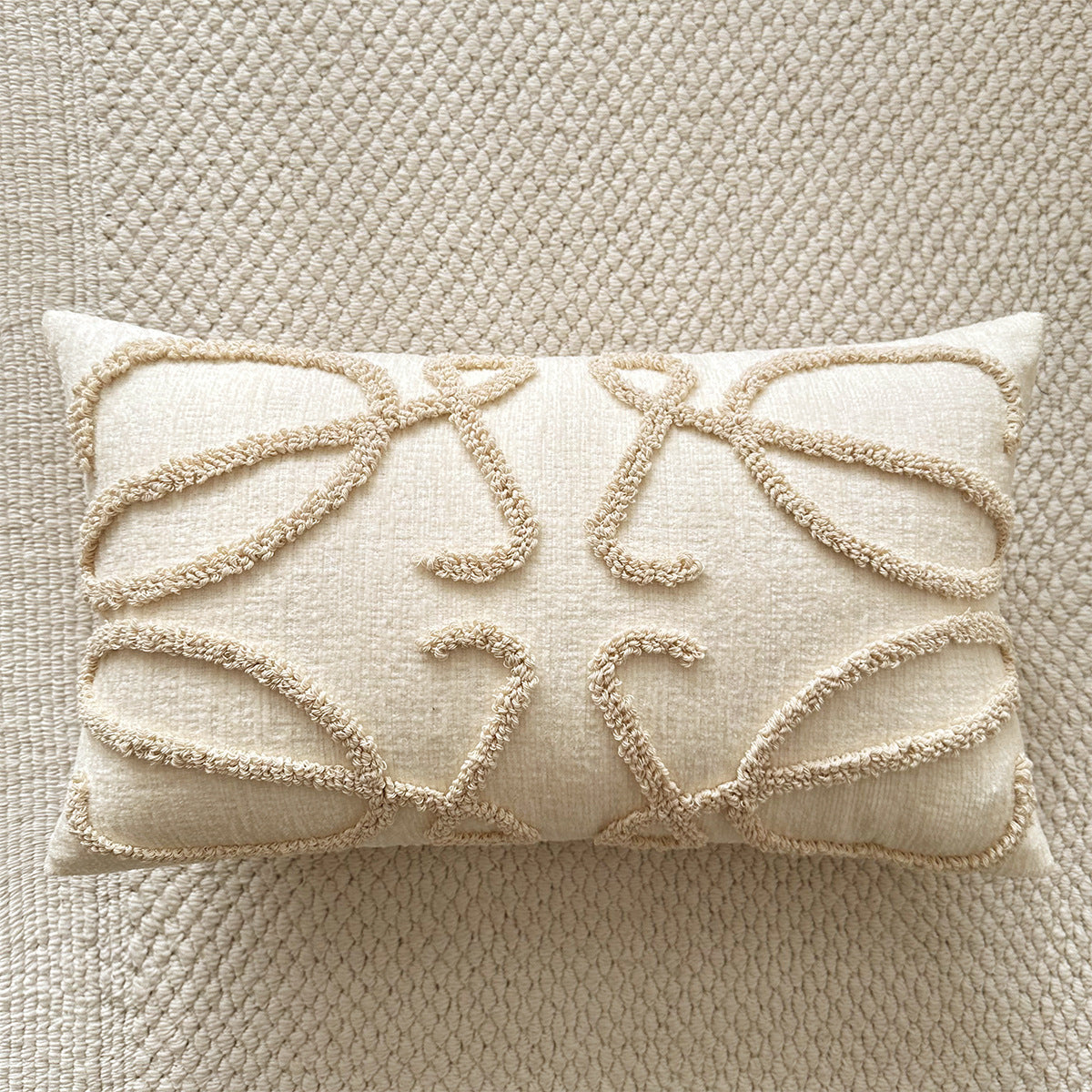 Wabi-Sabi Kissenhülle Schwarz-Weiss – Ansicht 5