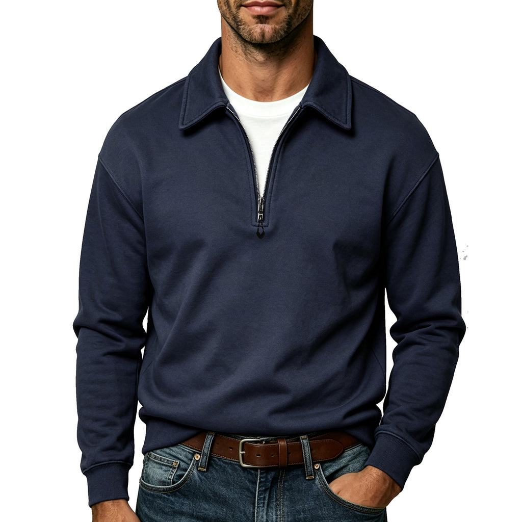 Herren Hoodie mit Reissverschluss – Bild 5 | LuxeStyle