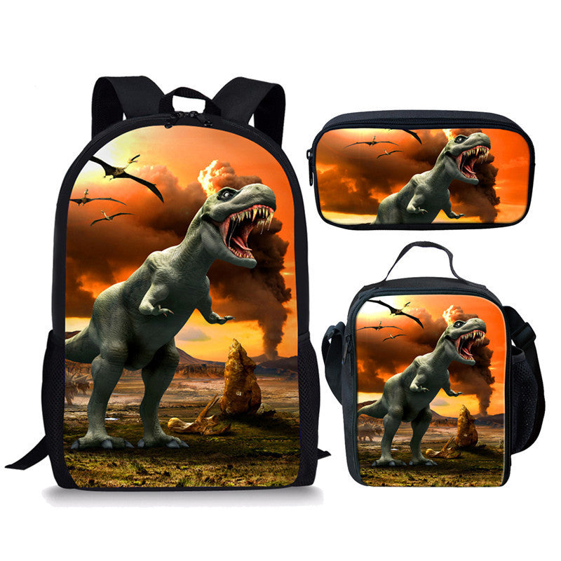 Dinosaurier Rucksack-Set für Kinder – Bild 3 | LuxeStyle