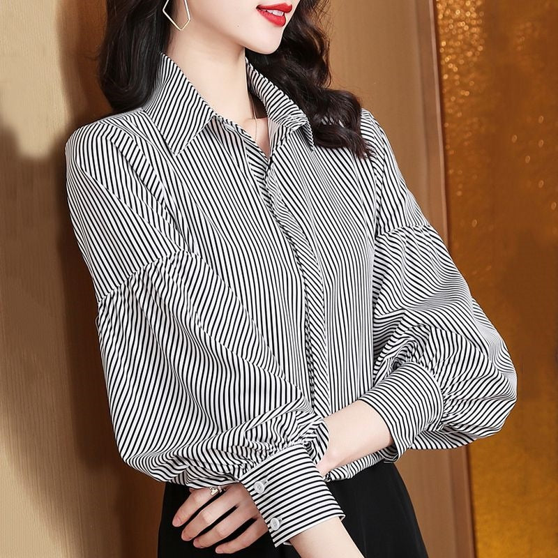 Chic-Bluse mit Puffärmeln