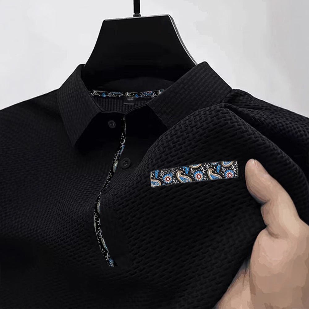Kurzarm-Shirt aus Eisseide – Bild 9 | LuxeStyle