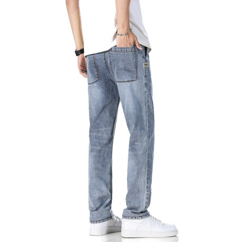 Dünne, lockere Business-Jeans für Herren