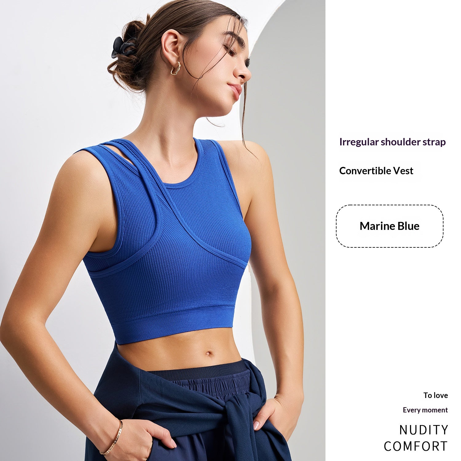 Integriertes Sport-Tanktop für Damen – Ansicht 4