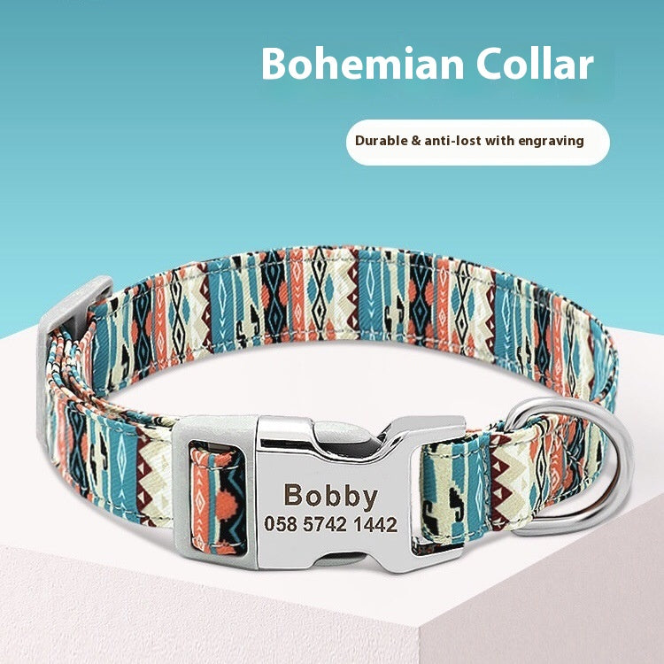 Halsband für Hunde, verstellbar, gestreift – Bild 2 | LuxeStyle