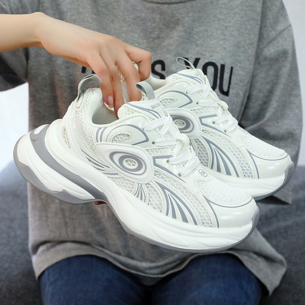 Chunky Dad Sneaker mit Farbblock-Design