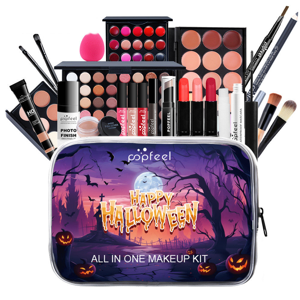 Halloween-Lipgloss & Augenmakeup-Set