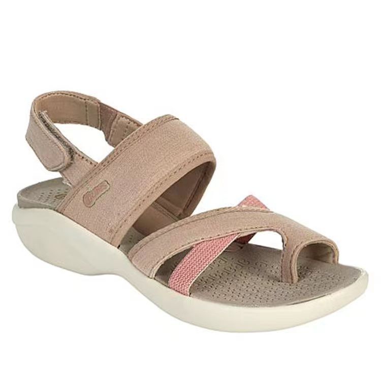 Grosse Sandalen mit Klett-Clip-Plattform für Frauen – Bild 2 | LuxeStyle