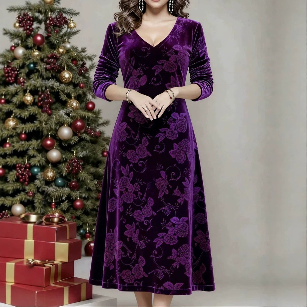 Samtkleid für Damen – Bild 5 | LuxeStyle
