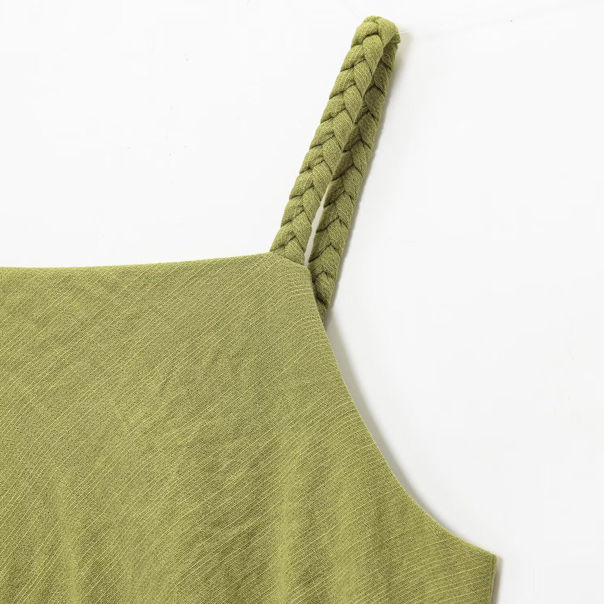 Ausgeschnittenes Casual-Kleid mit Spaghettiträgern – Bild 3 | LuxeStyle