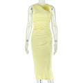 Ärmelloses Midikleid mit Taillenschnürung – Bild 7 | LuxeStyle