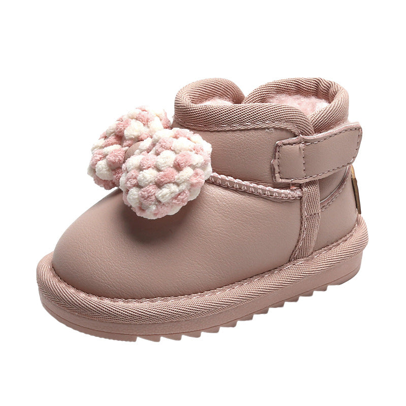 Warme Lauflernstiefel für Mädchen mit Klettverschluss – Bild 6 | LuxeStyle