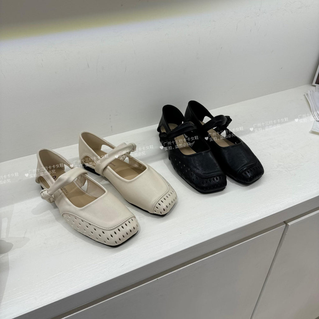 Elegante Mary Jane Sandalen mit eckiger Zehenpartie