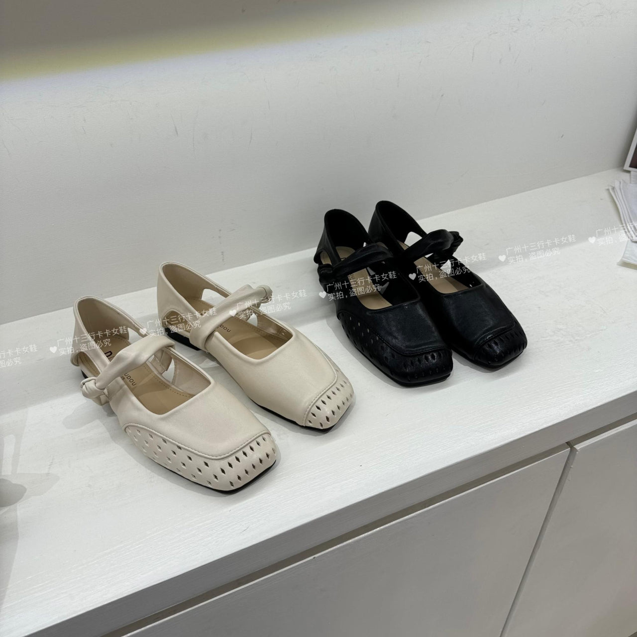 Elegante Mary Jane Sandalen mit eckiger Zehenpartie
