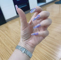 Holographic Cat Eye Press-on Nails – Ansicht 2