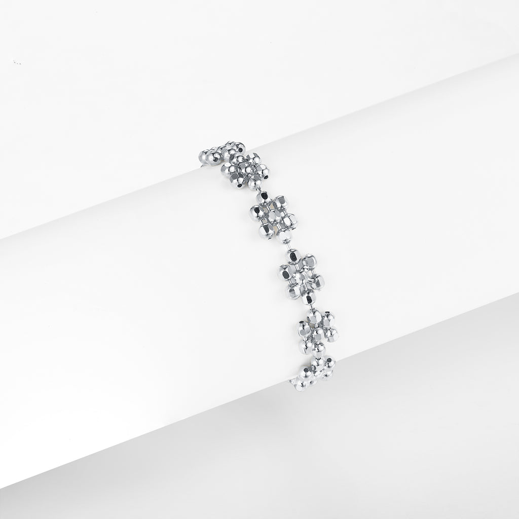 925-Silber Ring Fleur