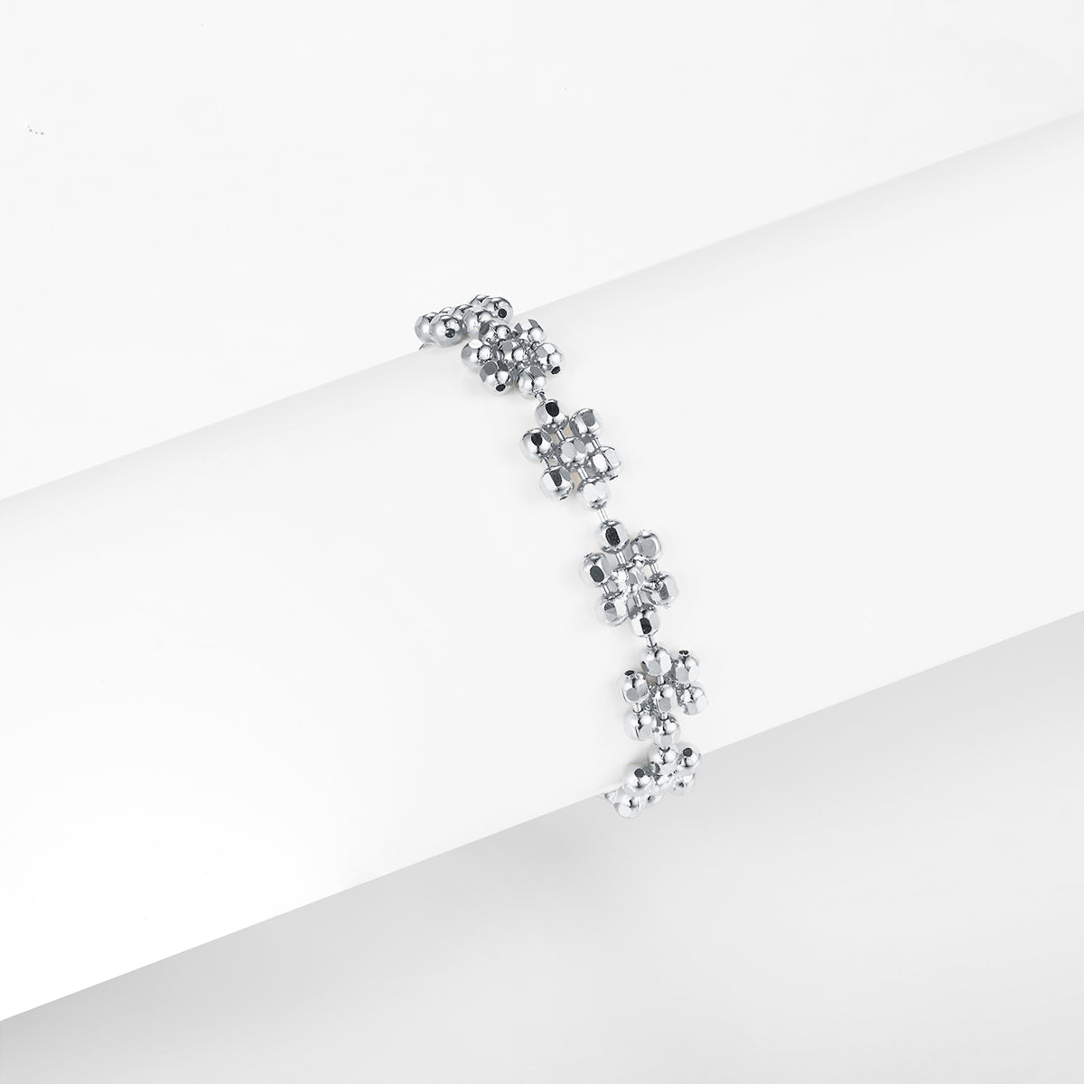 925-Silber Ring Fleur