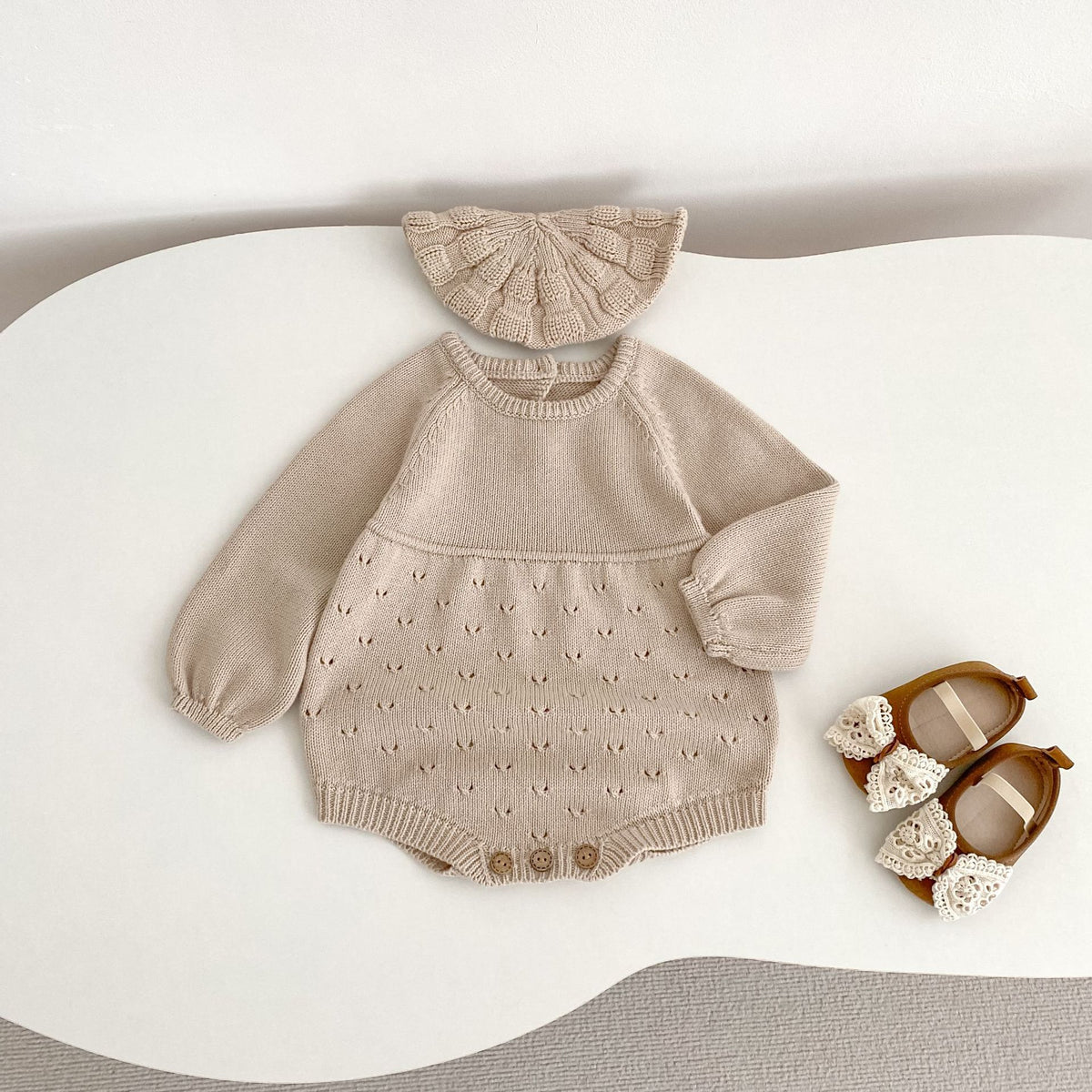 Baby Strick-Jumpsuit – Bild 3 | LuxeStyle