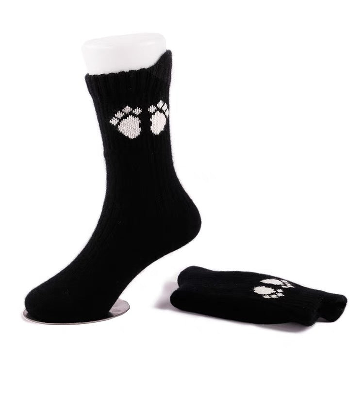 Kaschmir-Socken für Kinder, einfarbig
