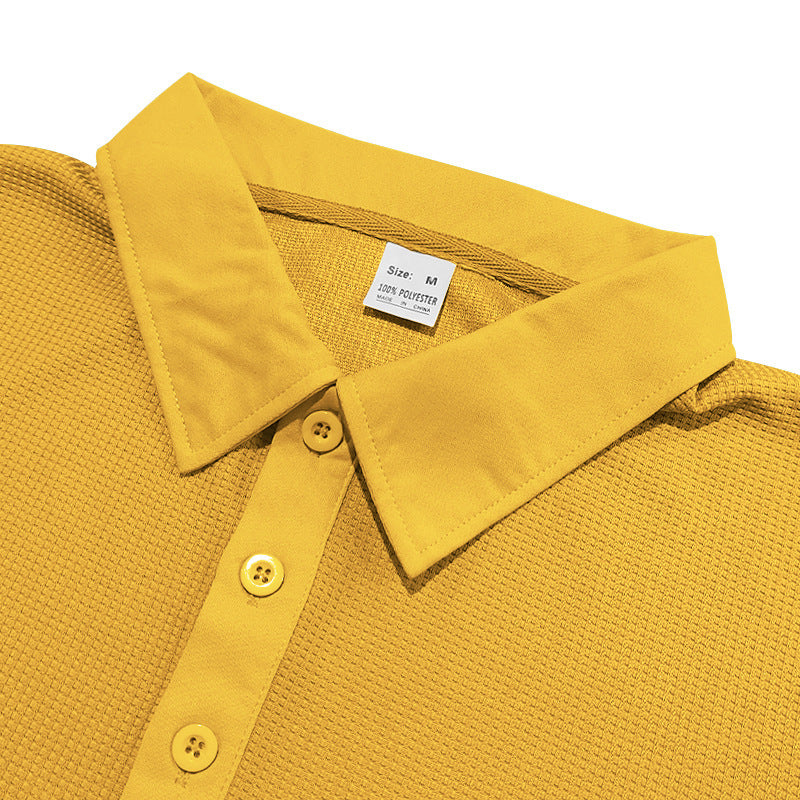 Waffel-Poloshirt mit Kurzarm für Herren – Bild 11 | LuxeStyle