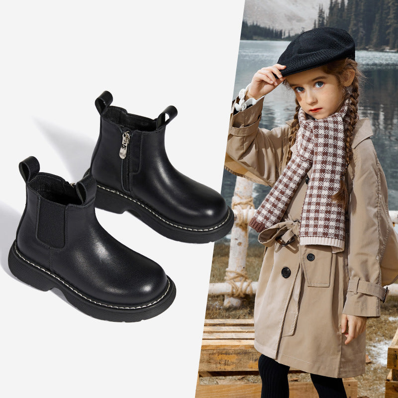 Mädchen-Stiefeletten mit Innenfutter – Bild 3 | LuxeStyle