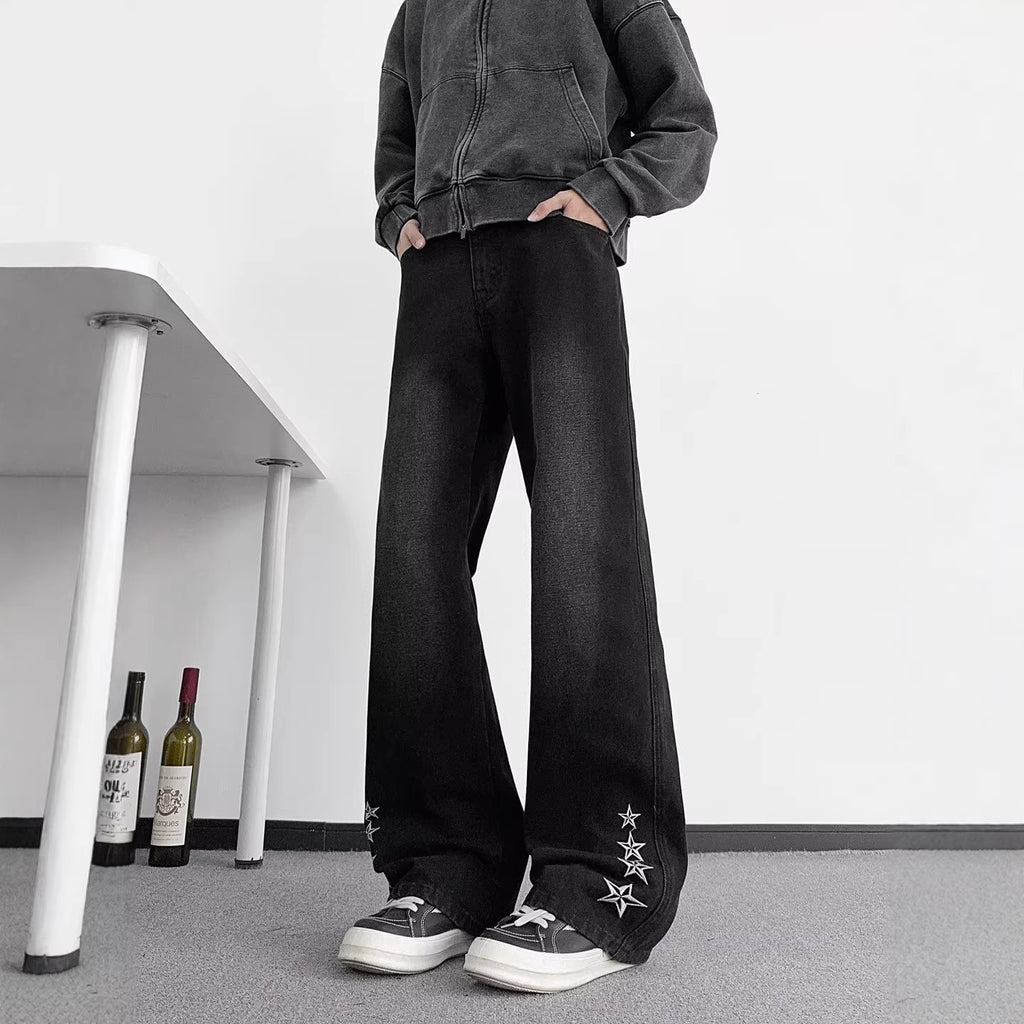 Gestickte Jeans