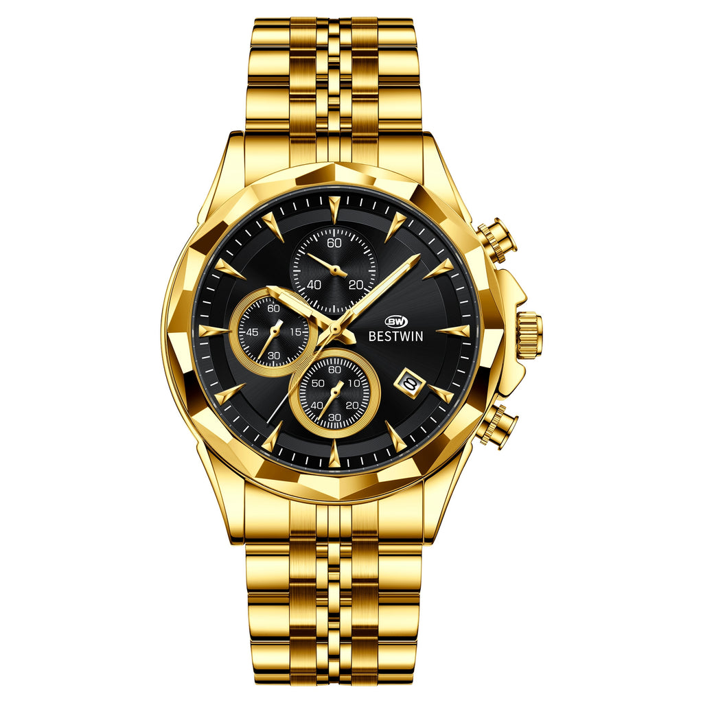 Personalisierte leuchtende Sechs-Hand-Uhr für Herren – Bild 2 | LuxeStyle