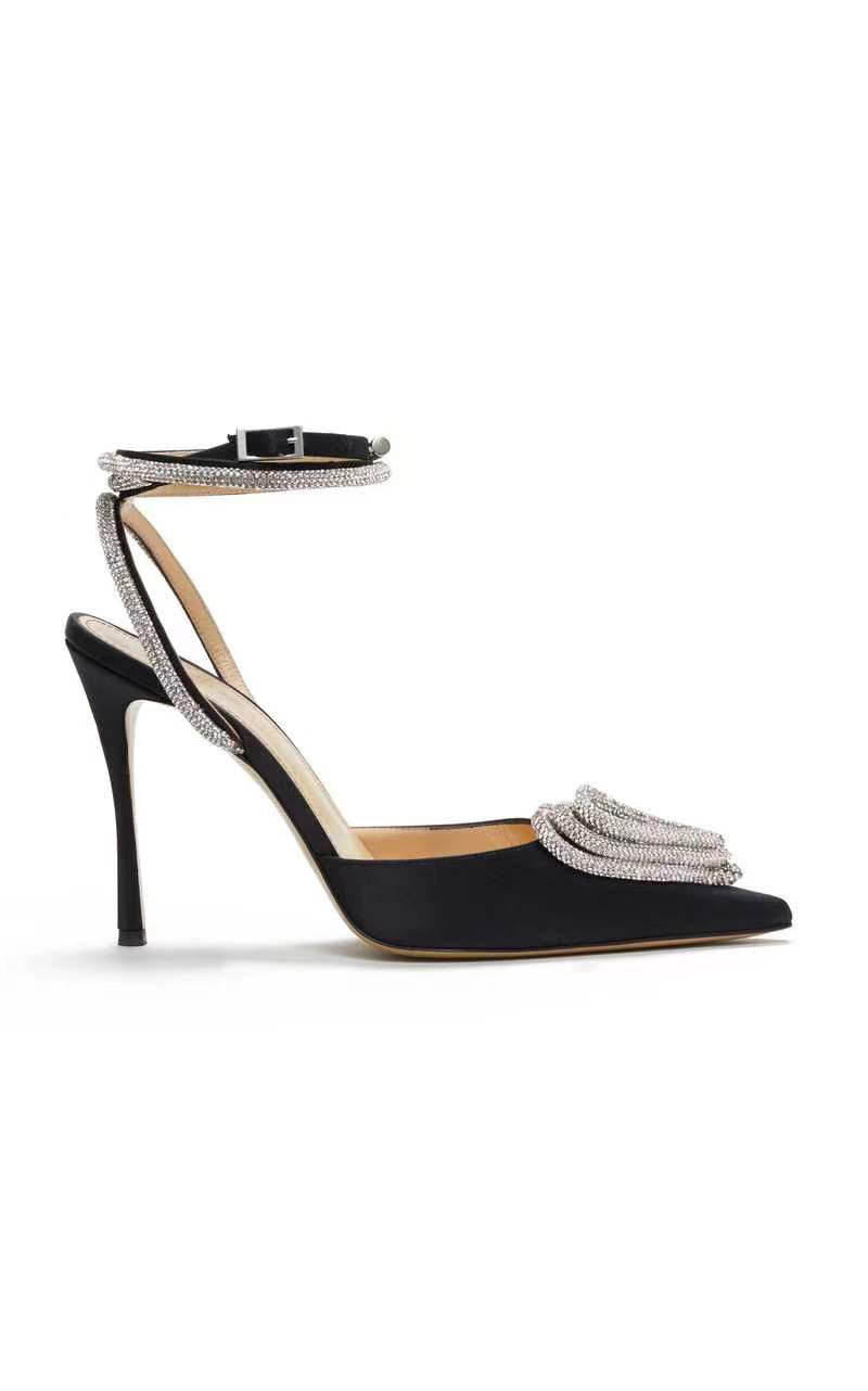 Elegante Herz-Rhinestone-Sandalen – Bild 12 | LuxeStyle